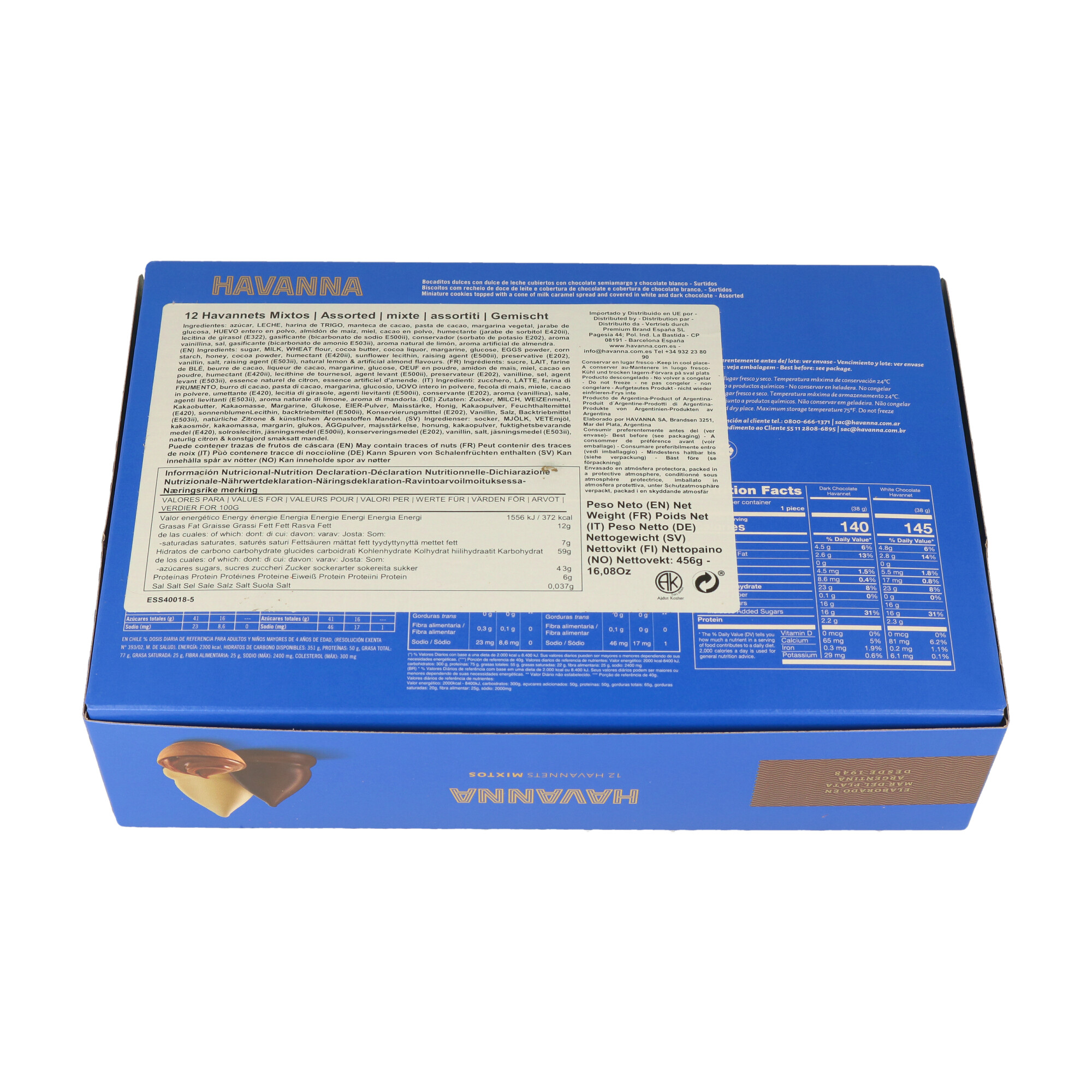 HAVANNETS HAVANNA MIXTOS 0.456 gr. (1 X 12) (ORD FORN 20X12 CF) - 1 HAVANNETS HAVANNA MIXTOS 0.456 gr. (1 X 12) (ORD FORN 20X12 CF) - 1