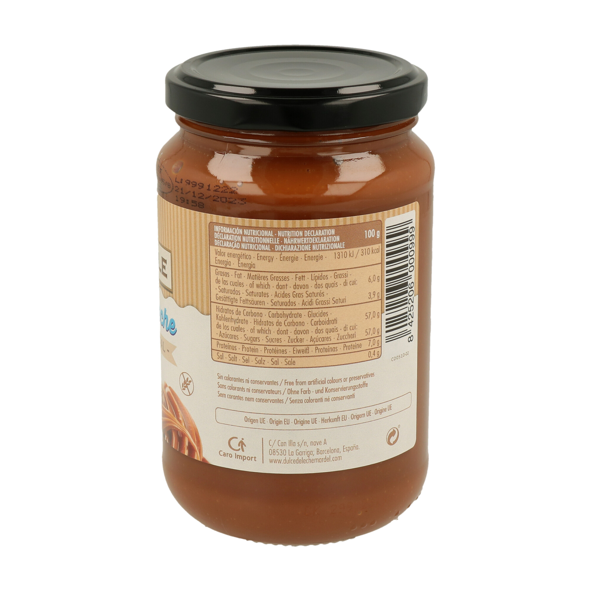 DULCE DE LECHE CONAPROLE x 450gr (CT DA 12.) - 2 DULCE DE LECHE CONAPROLE x 450gr (CT DA 12.) - 2