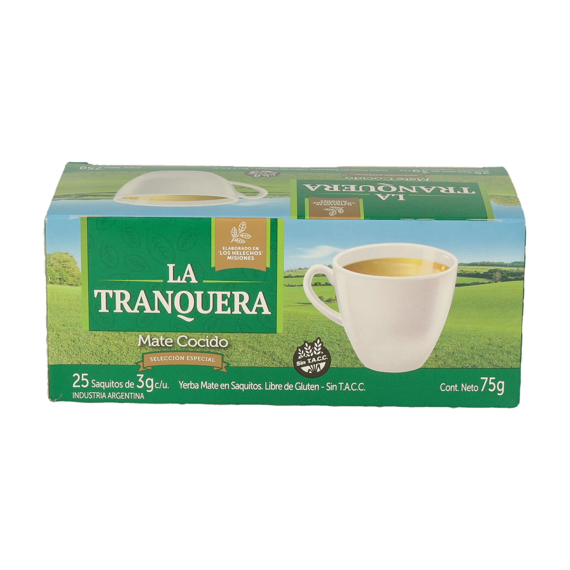 Mate cocido LA TRANQUERA 25 saquitos CT DA 24 UN - 1