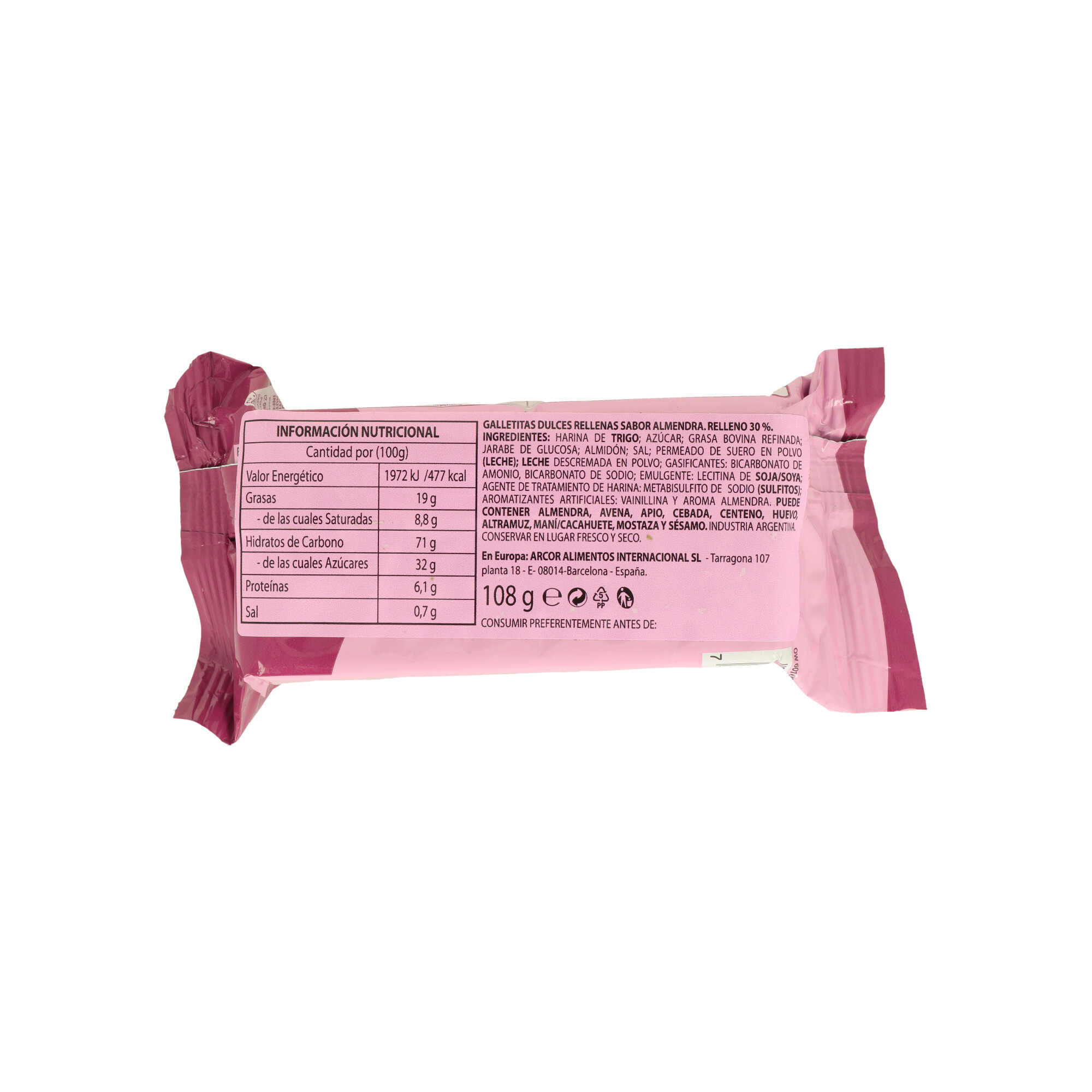 GALLETITAS AMOR 1 X 108 gr. (CT. DA 36) - 2 GALLETITAS AMOR 1 X 108 gr. (CT. DA 36) - 2