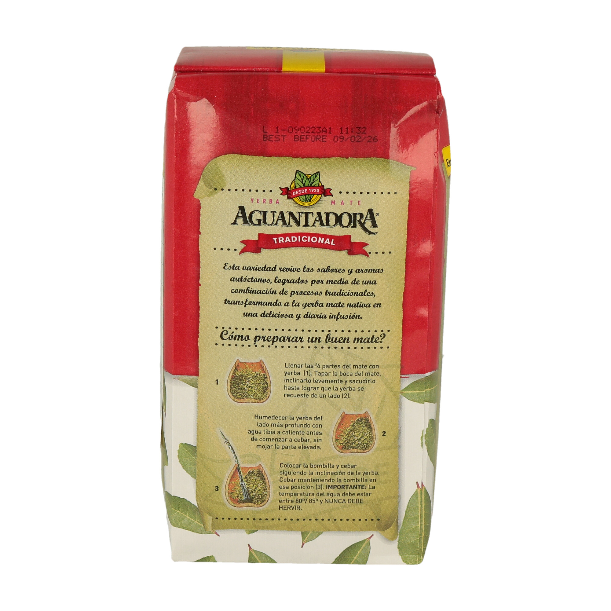 YERBA MATE AGUANTADORA TRADICIONAL 500 GR (CT. DA 10) - 1