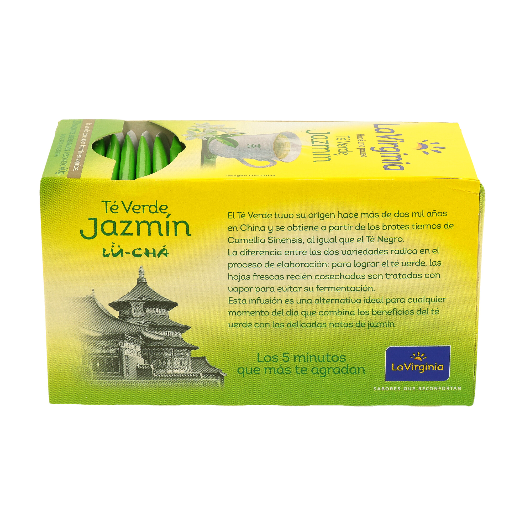TE LA VIRGINIA VERDE Y JAZMIN  X 20 SAQUITOS UN - 3