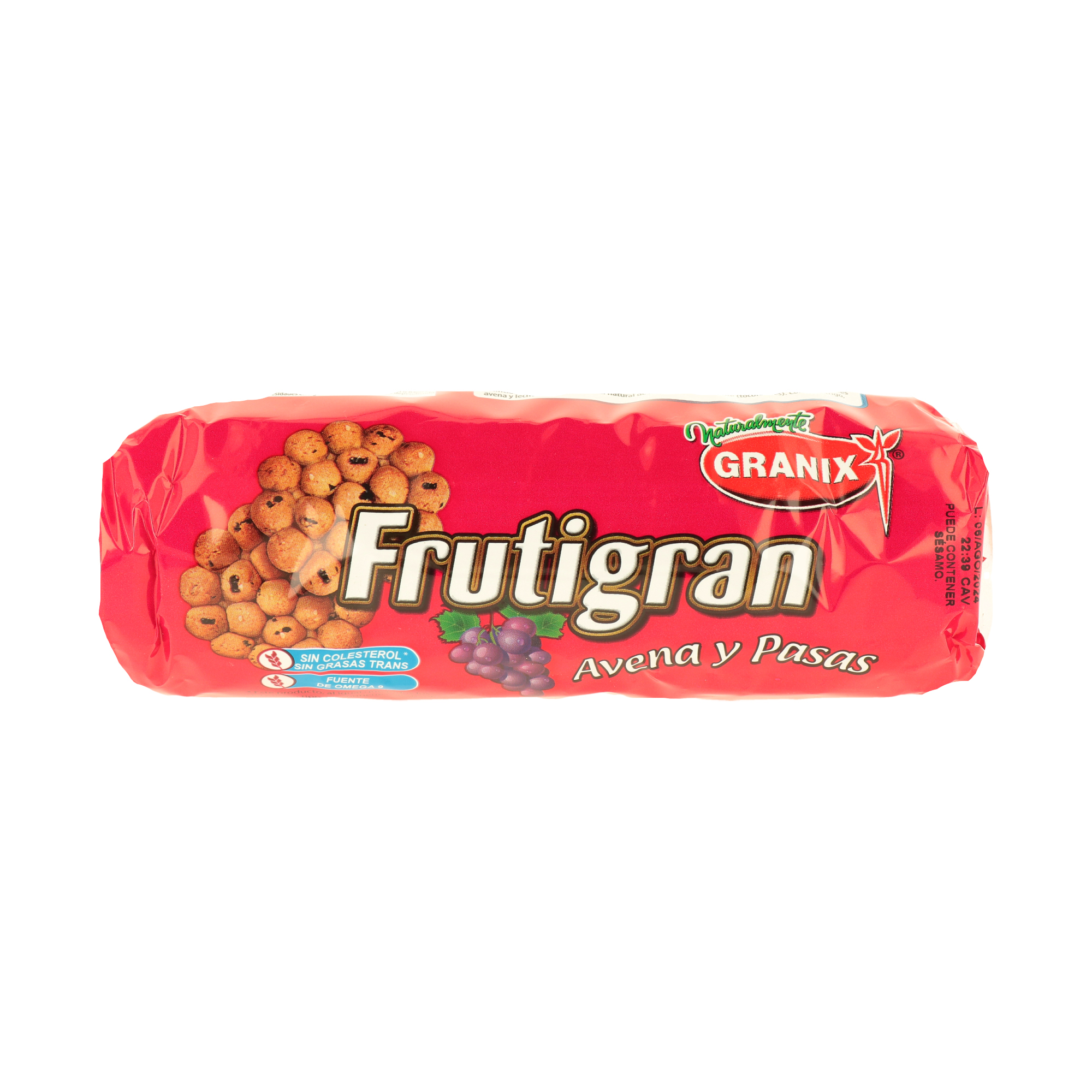 GALLETITAS GRANIX FRUTIGRAN AVENA Y PASAS X 175 GR GALLETITAS GRANIX FRUTIGRAN AVENA Y PASAS X 175 GR