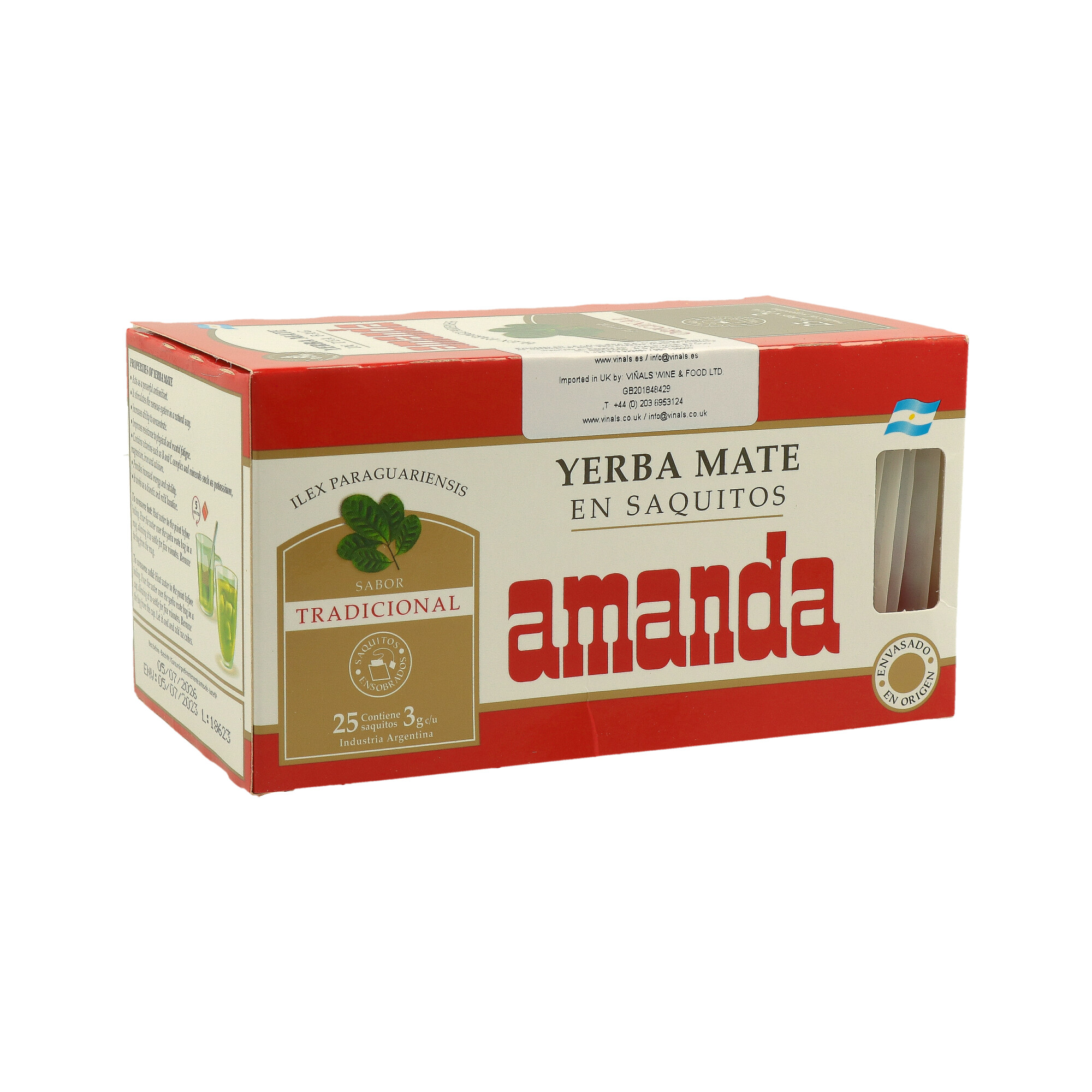  MATE COCIDO AMANDA X 25 SAQUITOS  (CT DA 20)