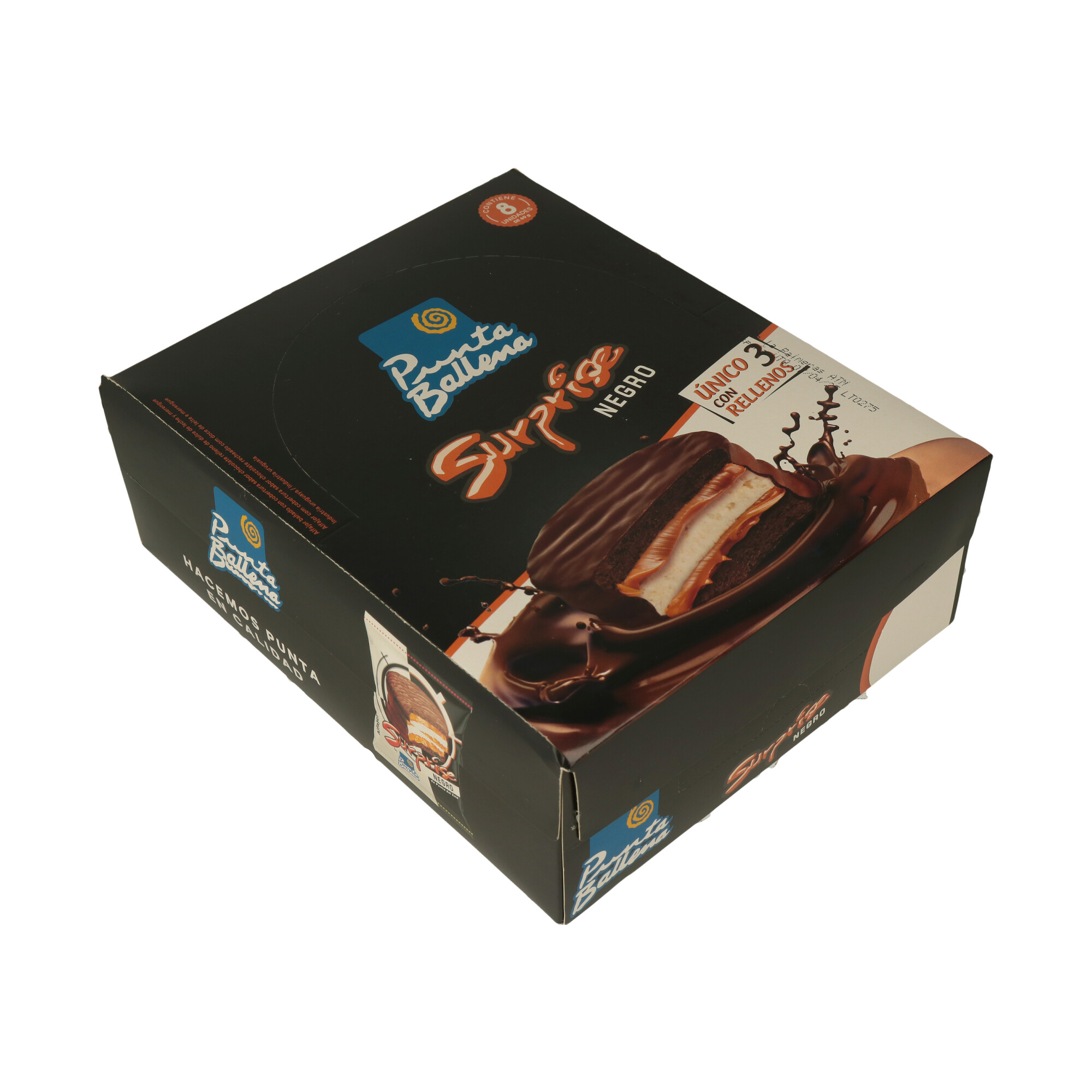 ALFAJORES PUNTA BALLENA SURPRISE NEGRO 60G X 8 UNIDADES - 1 ALFAJORES PUNTA BALLENA SURPRISE NEGRO 60G X 8 UNIDADES - 1