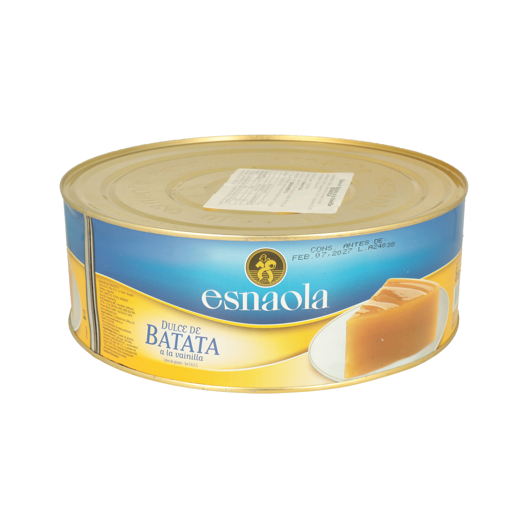 DULCE DE BATATA ESNAOLA x 5 KG (CT DA 4) DULCE DE BATATA ESNAOLA x 5 KG (CT DA 4)