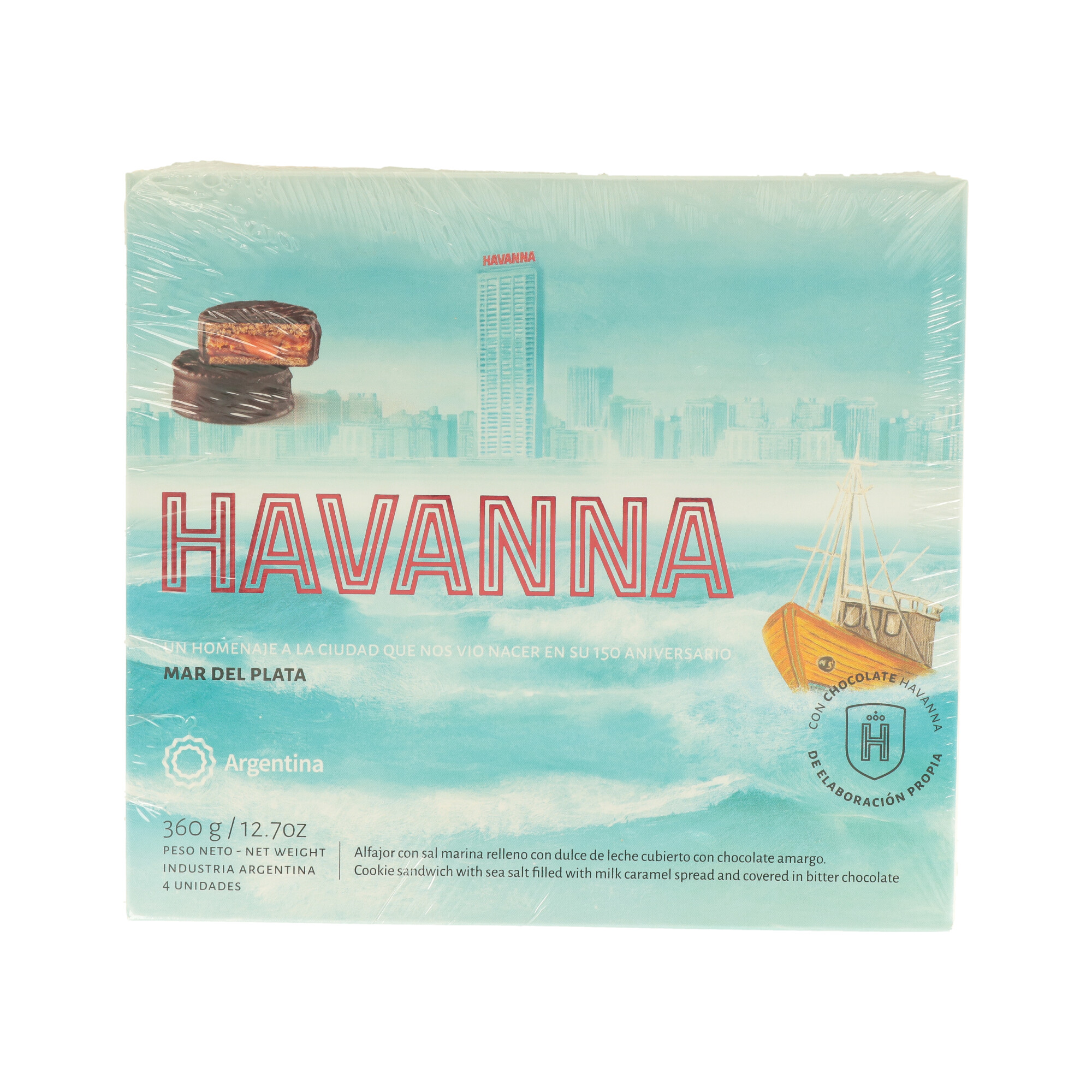 ALFAJORES HAVANNA MAR DEL PLATA 150 YEARS (1 X 4) (CT DA 12CF) ALFAJORES HAVANNA MAR DEL PLATA 150 YEARS (1 X 4) (CT DA 12CF)