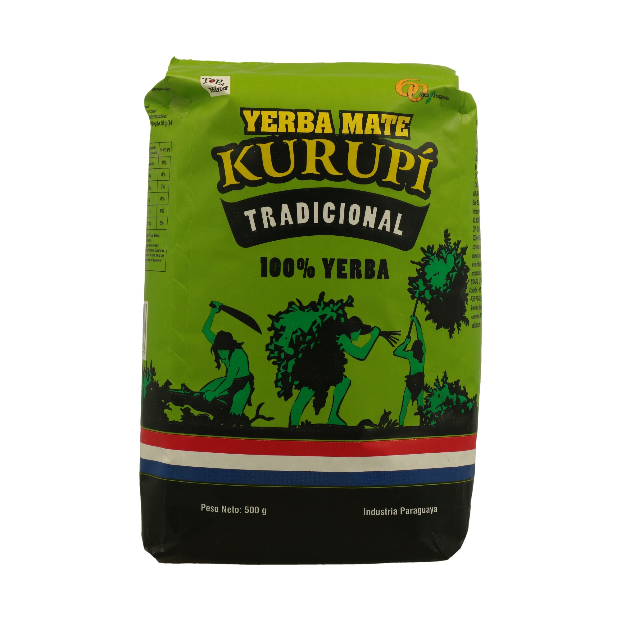 YERBA MATE KURUPI TRADICIONAL 500G (CT. DA 20) UN