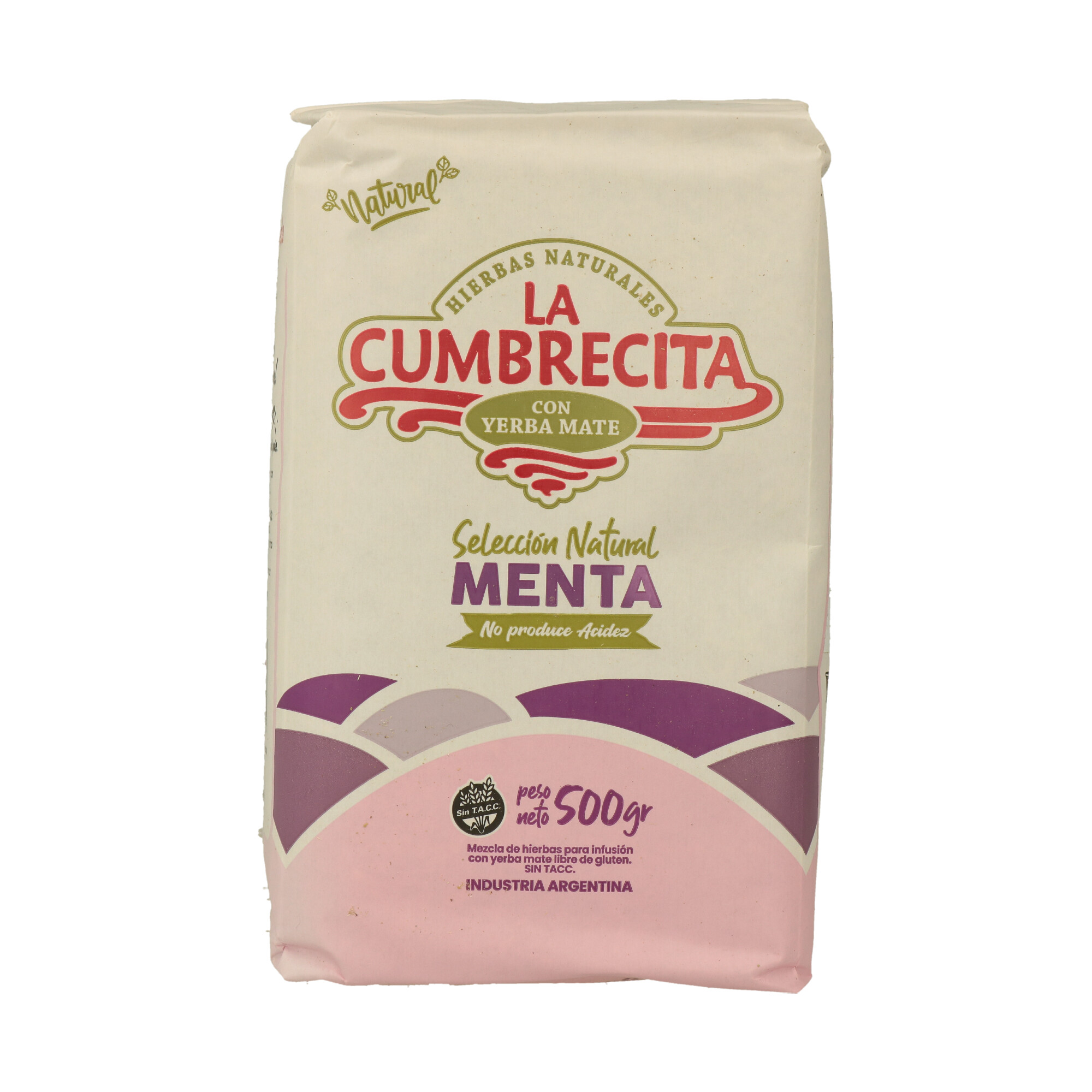 YERBA MATE LA CUMBRECITA MENTA 500GR. (CT. DA 10)