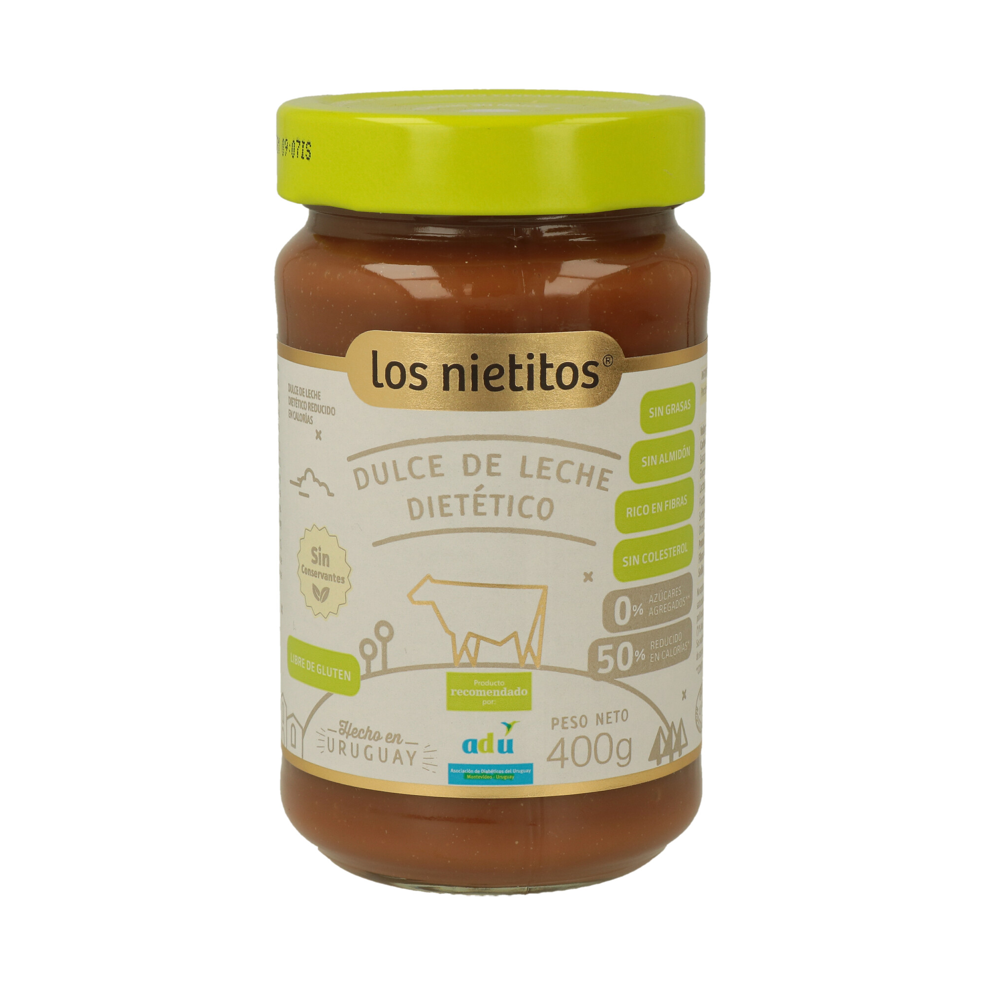 Dulce de Leche LOS NIETITOS 0% DIETETICO 400G (CT DA 6) Dulce de Leche LOS NIETITOS 0% DIETETICO 400G (CT DA 6)