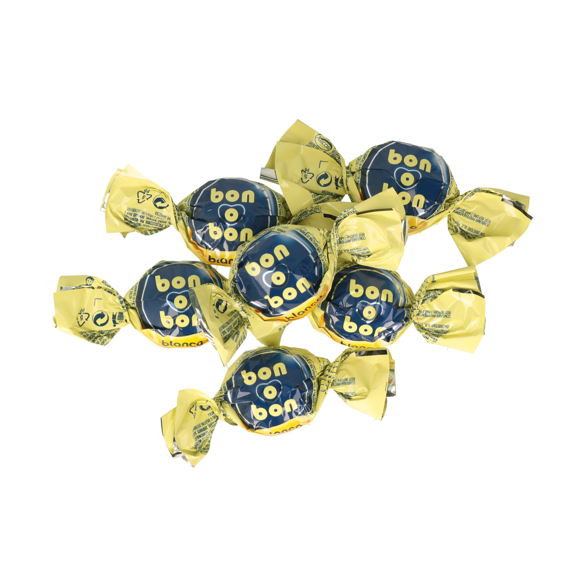 BOMBON BON O BON LECHE BLANCO SINGOLO BOMBON BON O BON LECHE BLANCO SINGOLO